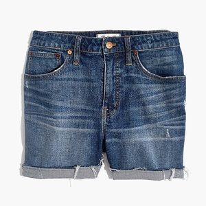 Madewell Curvy High Rise Denim Shorts in Glendale Wash Size 27